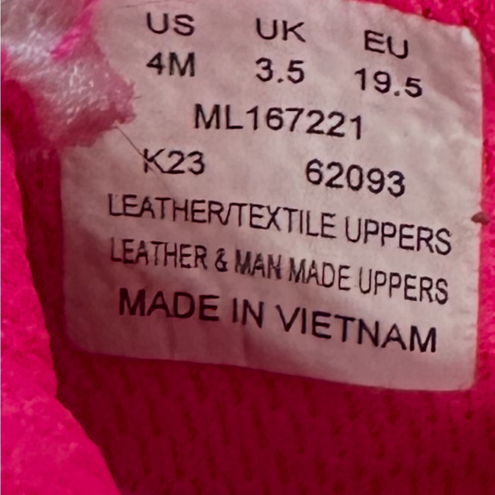 Merrell Bare Steps A83 Little Girls Size 4  Sneakers - Picture 6 of 6